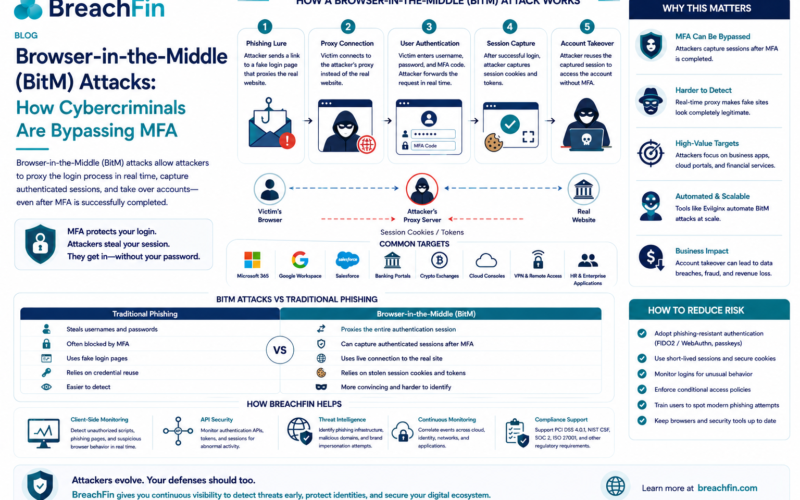 Browser-in-the-Middle (BitM) Attacks: How Cybercriminals Are Bypassing MFA
