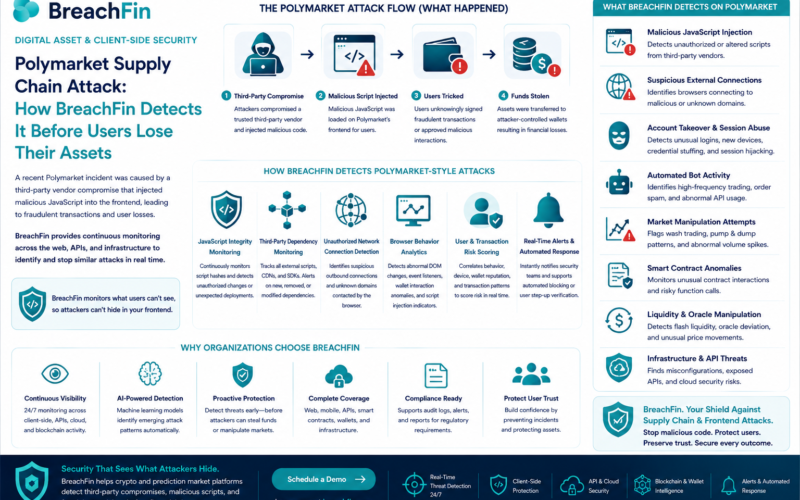The Polymarket Supply Chain Attack: Why Third-Party Monitoring Is the Missing Layer in Web3 Security