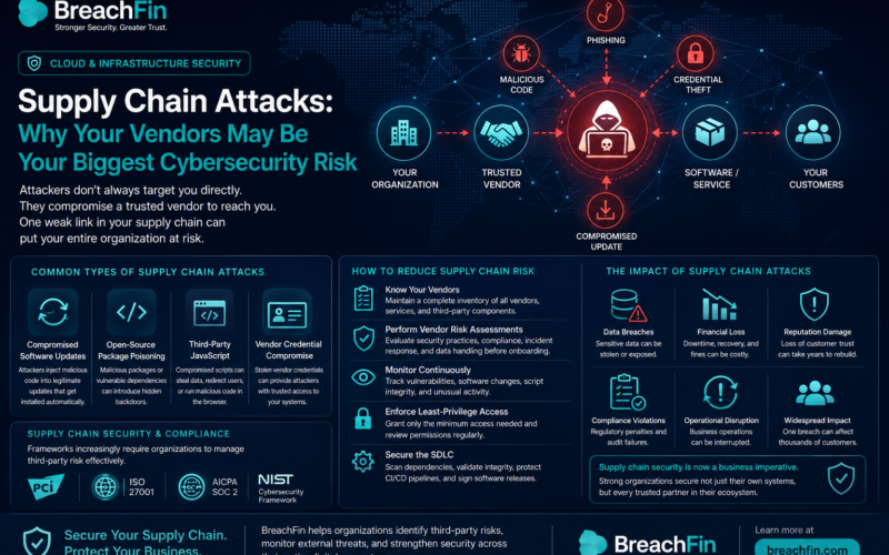 Supply Chain Attacks: Why Your Vendors May Be Your Biggest Cybersecurity Risk