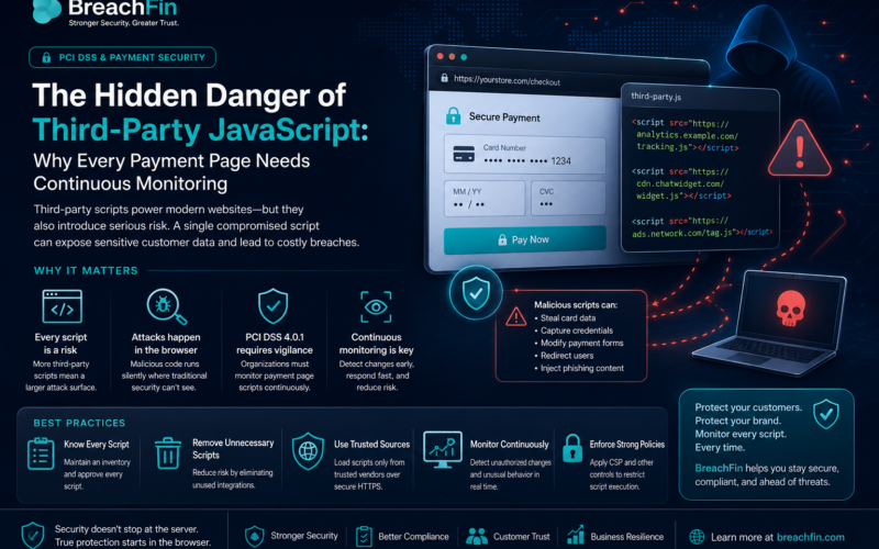 The Hidden Danger of Third-Party JavaScript: Why Every Payment Page Needs Continuous Monitoring
